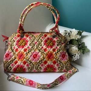 Vera Bradley Handbag (pink, orange, green floral)